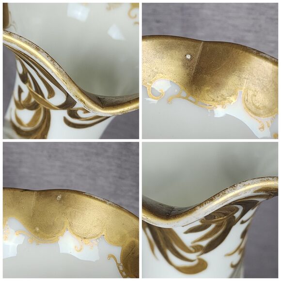 Mt Washington Guba Duck Vase RARE Colonial Ware 1005 Hand Painted 16.5" Antique - Picture 8 of 10